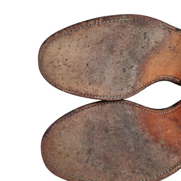 Allen Edmonds Halsted Monk Strap Dress Shoes Mens 10.5 D Medium Black Leather - Picture 9 of 12